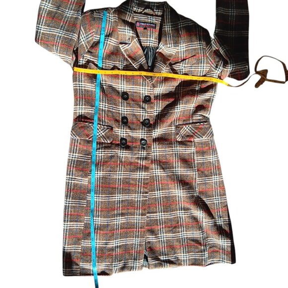 Urban Republic Women’s Plaid Coat Size Large Fall/ Winter Jacket Academia core - Picture 4 of 11